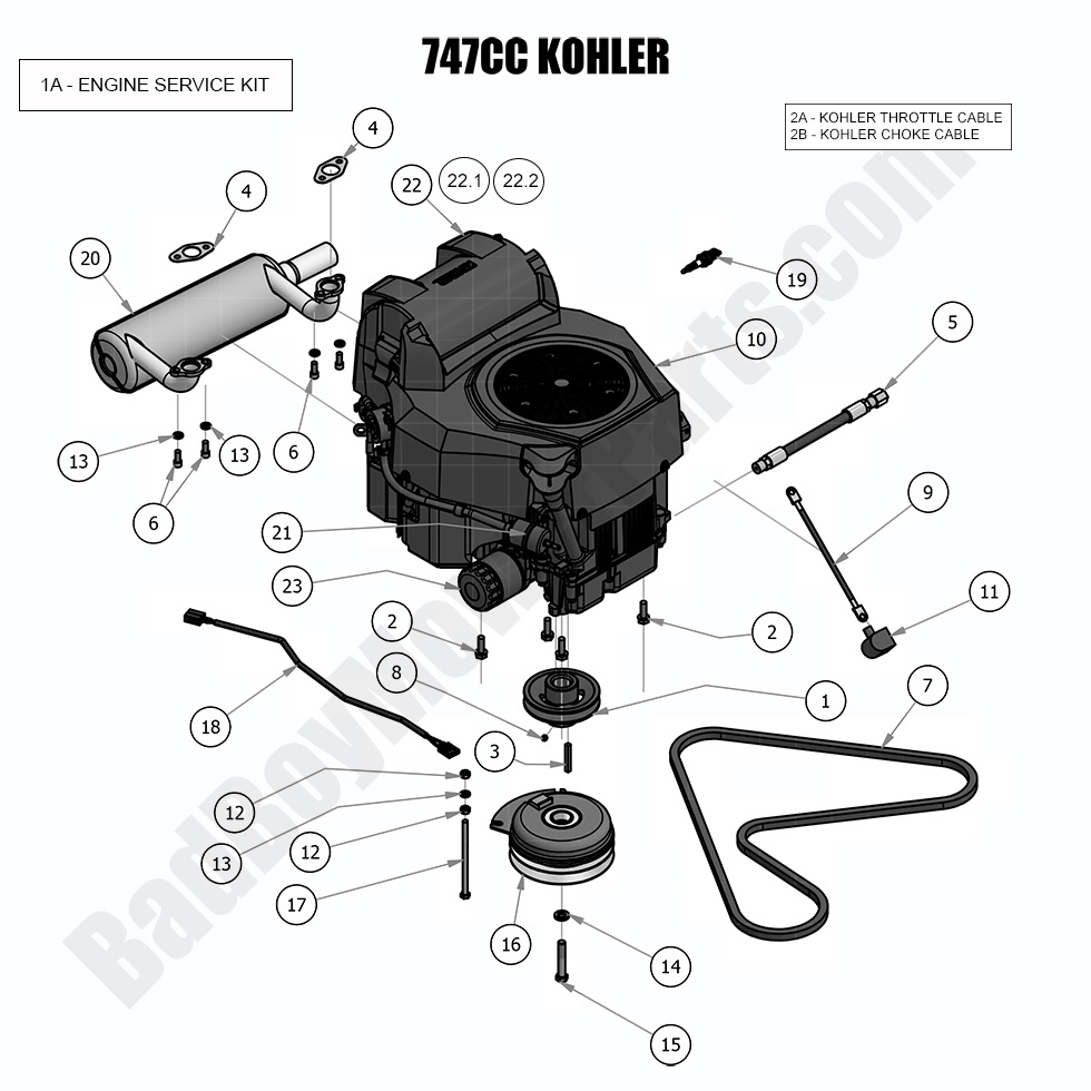 2018 Maverick - Engine - Kohler ZT740